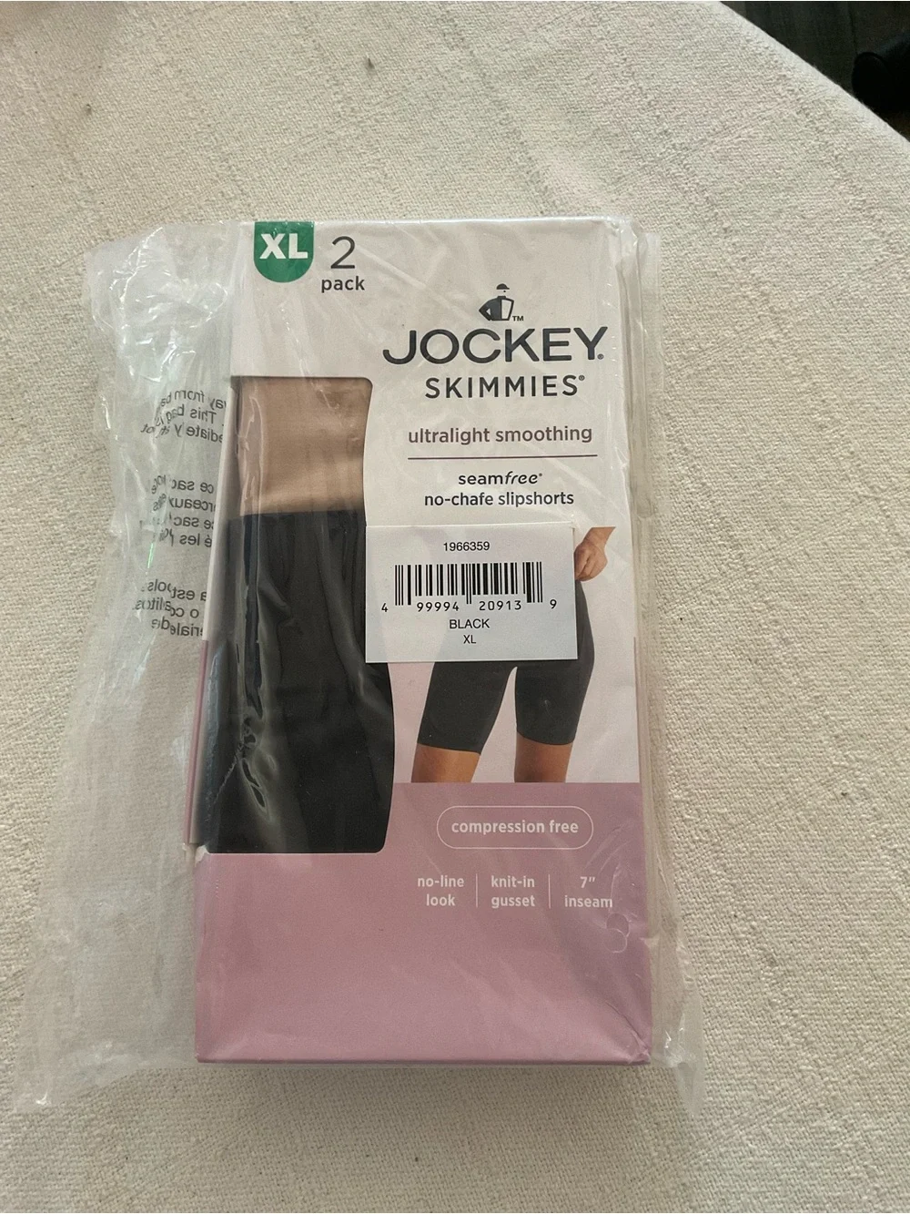Jockey Women's Skimmies Slip Short, 2-pack